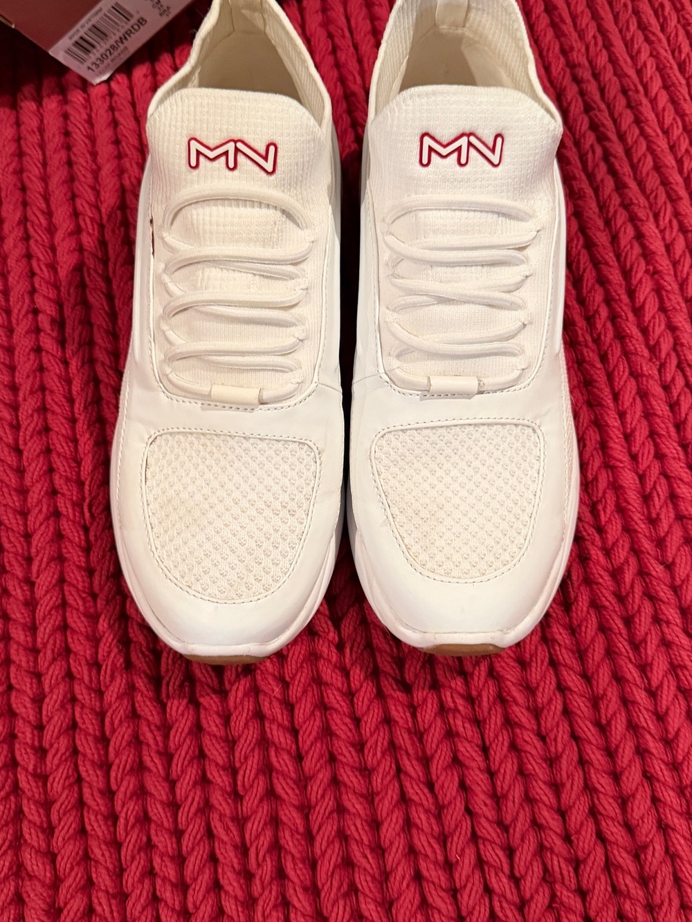 Women’s Mark Nason White Slip-On Athletic Sneakers